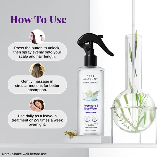 💇 Rosemary & Rice Hair Spray